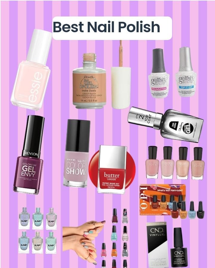 Best Nail Polishes on Amazon in 2025 — Long-Lasting, Glossy & Salon-Quality Picks